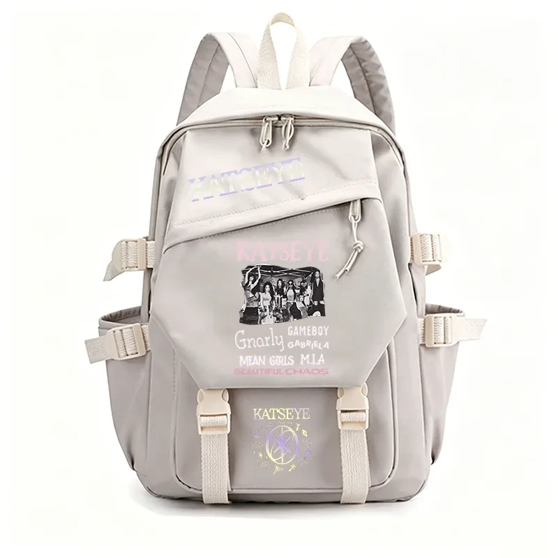 sac à dos kpop-katseye pour femmes et hommes, sac de voyage pour adolescentes, sacs d'école, sacs à dos pour ordinateur portable, sac quotidien, sac à dos pour équipe de danse