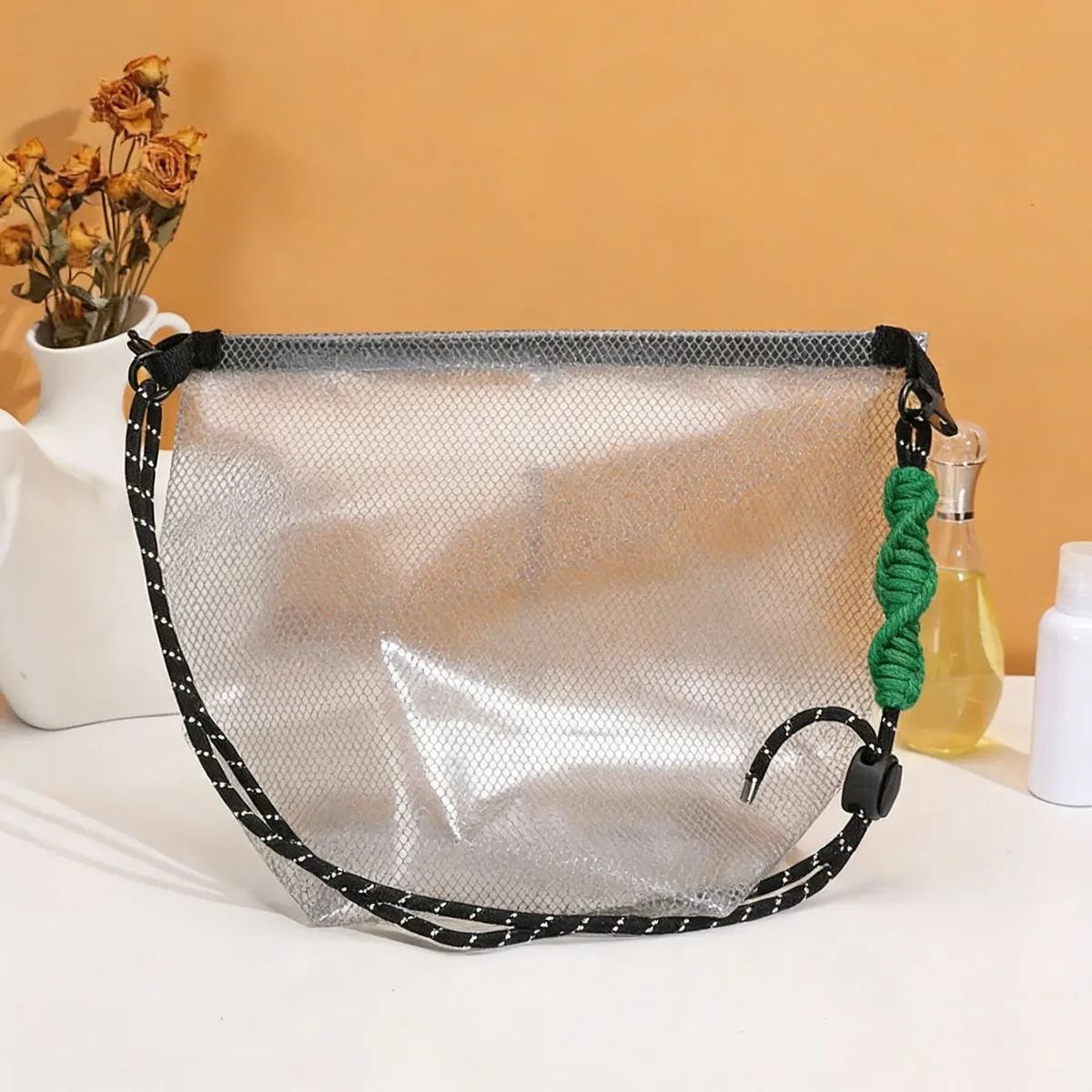 sac de bain étanche avec séparation sec/humide, grande capacité, sac de plage, de sport et de voyage, organiseur portable pour articles de toilette et maquillage