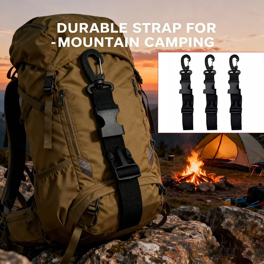 sangle de bagage externe rotative à 360 degrés pour sac à dos de voyage, installation rapide, accessoires externes pour sacs à dos, valises et sacs de voyage