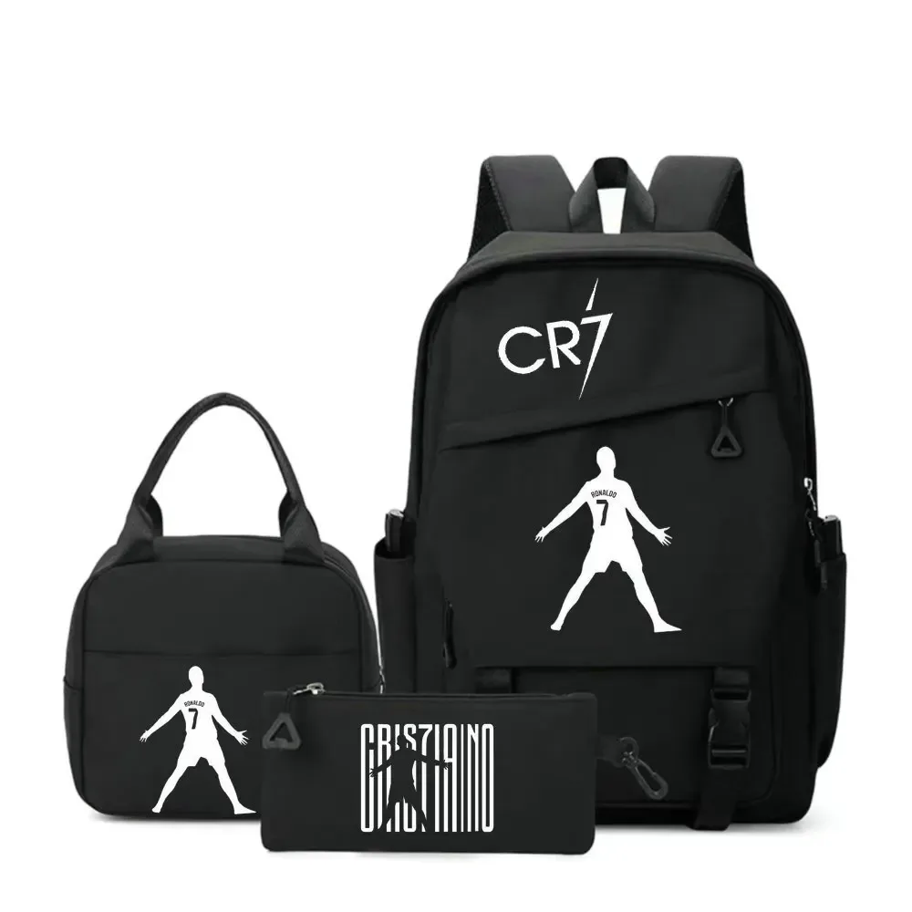 sac à dos cr7 pour étudiants, femmes et hommes, sac à dos tendance pour ordinateur portable, sac à dos quotidien pour adolescents, sac messager