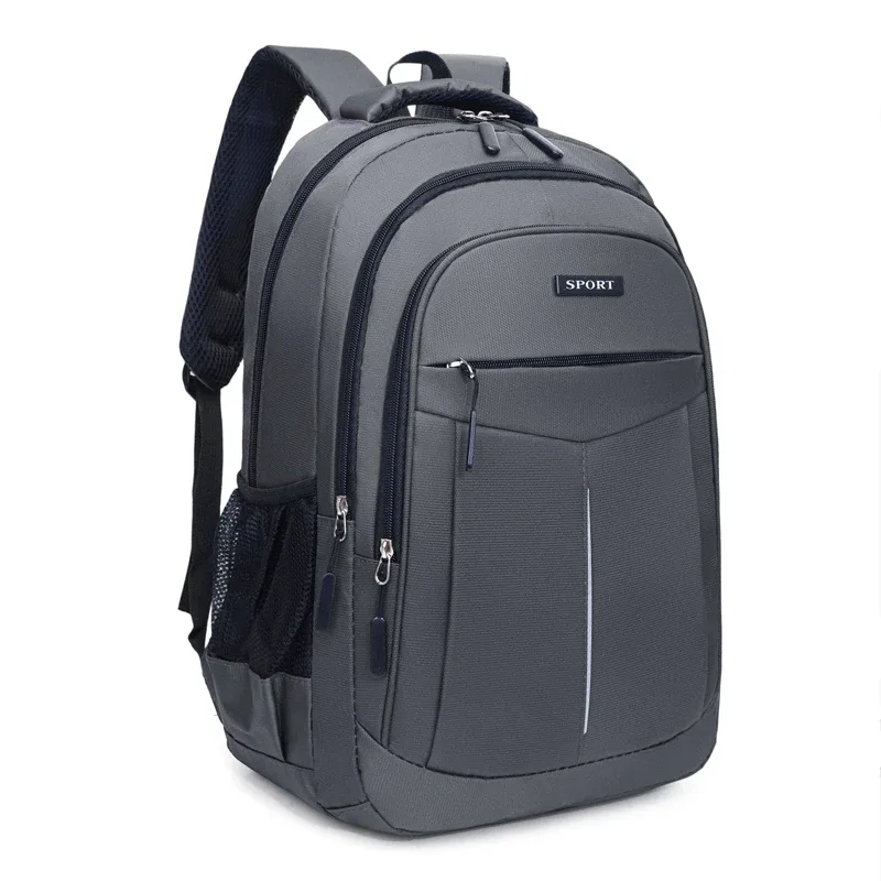 sac à dos pour homme - sac pour ordinateur portable noir de grande capacité, sangle réglable et compartiments multiples, sac de voyage de loisirs