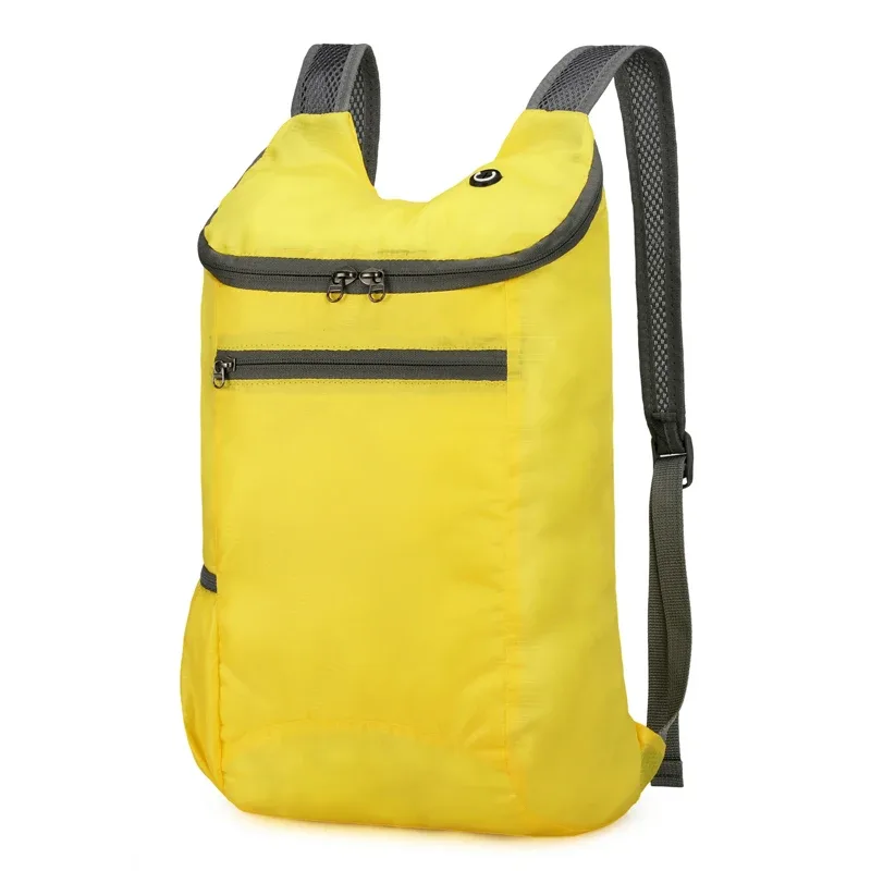 sac à dos de sport de loisirs en plein air, sac pliable, rangement léger, résistant à l'usure, sac à dos de randonnée et de cyclisme