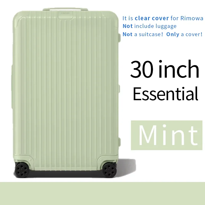 housse de protection transparente pour bagages, applicable pour rimowa essential, 21 26 30 pouces, housse de valise rimowa salsa