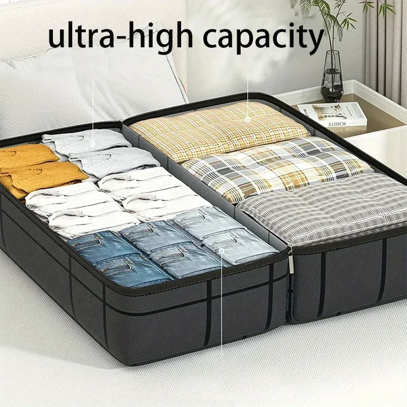 sac à bagages mobile étanche de grande capacité, sac de voyage extra pliable, organisateur de vêtements pliable et anti-poussière, sacs de rangement