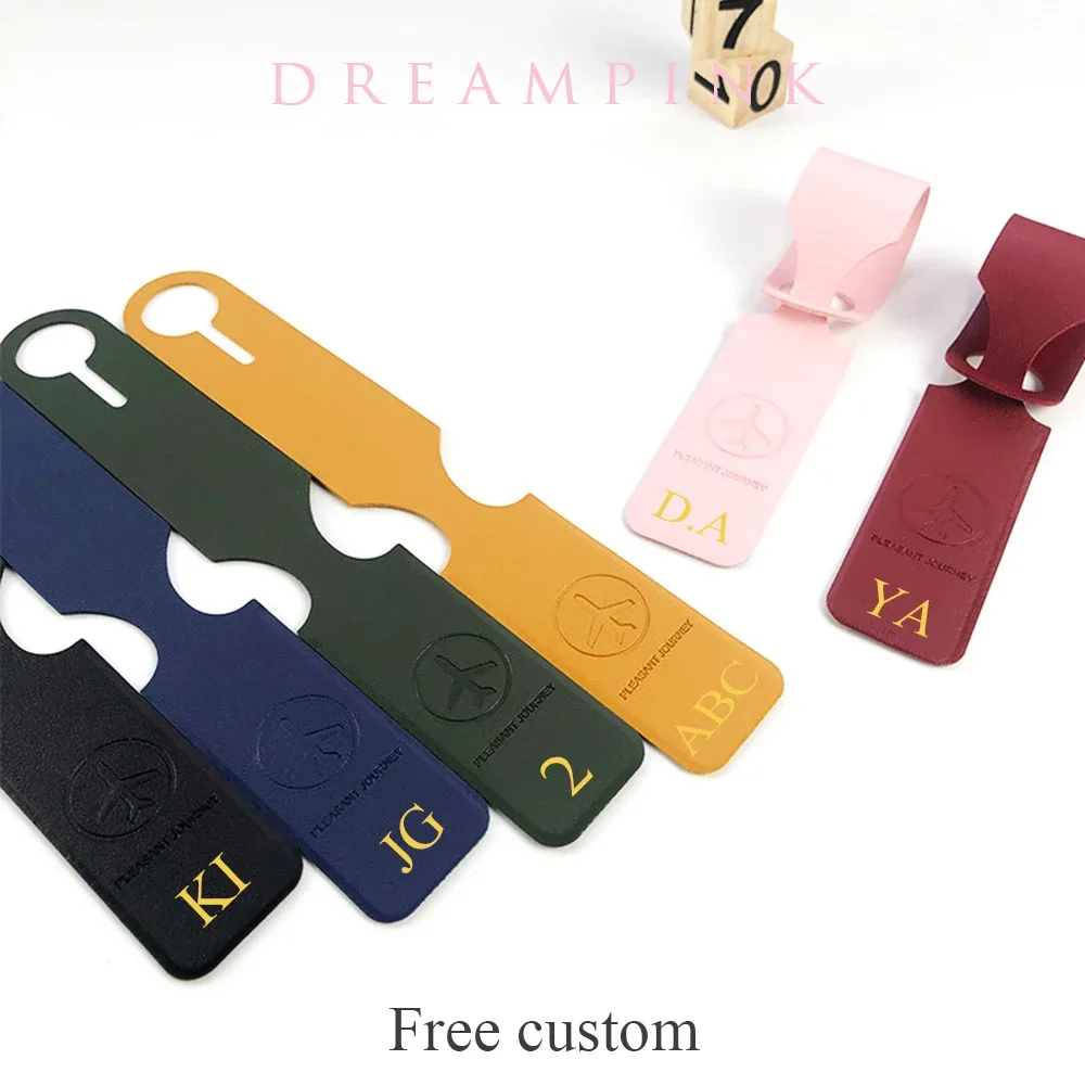 étiquette de bagage avec lettres personnalisées, petite adresse, avion, valise, identifiant, logo personnalisé, cadeau, accessoires de voyage
