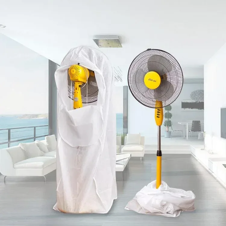 housse anti-poussière multi-usage en tissu non tissé pour ventilateurs et appareils électroménagers, sac de protection anti-poussière avec cordon de serrage, origine chine