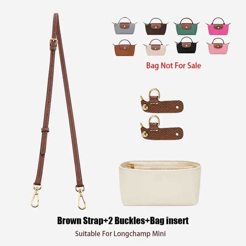 organisateur de sac pour sac à main longchamp, insert intérieur en nylon pour mini pochette, accessoires de rangement et de maintien de l'ordre