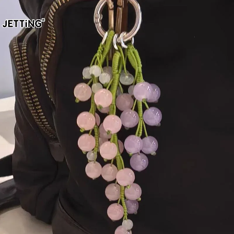breloque de sac faite à la main avec perles de résine brillantes, design mignon et adorable, idéale pour la décoration de sacs à dos et de sacs à main, cadeau pour filles
