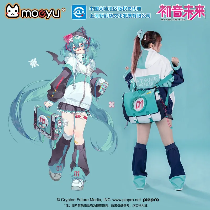Original Moeyu femmes hommes bandoulière sac à bandoulière Miku sac à dos Vocaloid Cosplay Ita sac mignon sac à main Anime sacs