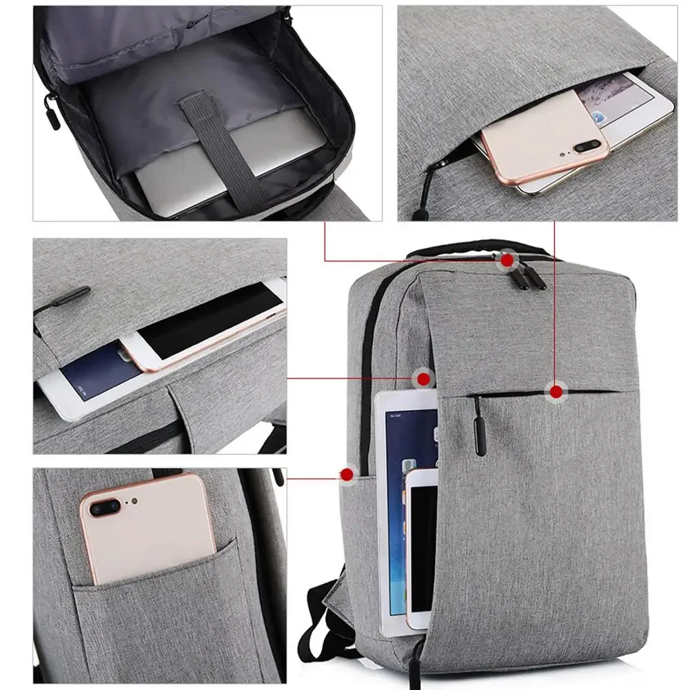 sac à dos d'affaires hommes usb sacs à dos d'école 15.6 pouces sac à dos pour ordinateur portable grande capacité sacs pour hommes sac à dos sacs