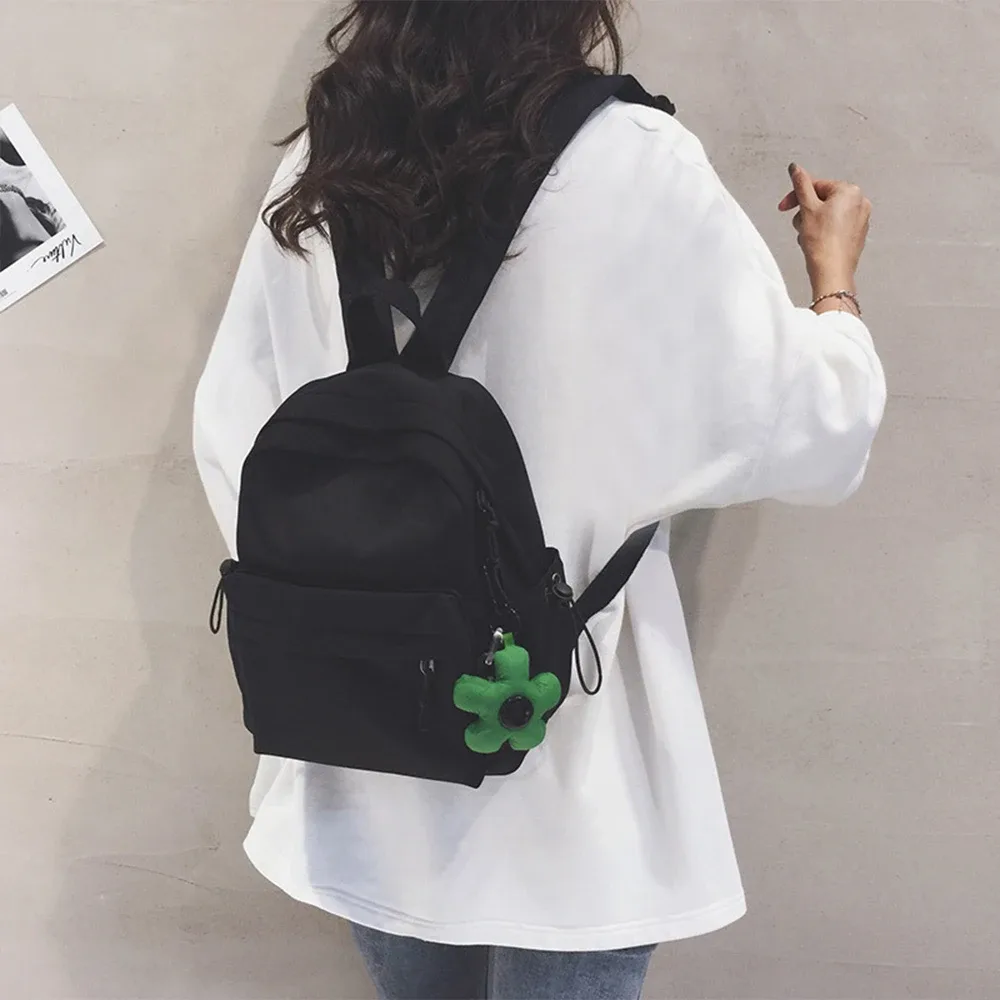 sac à dos brodé personnalisé pour étudiant, sac à dos solide simple pour documents, sac à dos léger de petite capacité, sac cadeau personnalisé avec nom