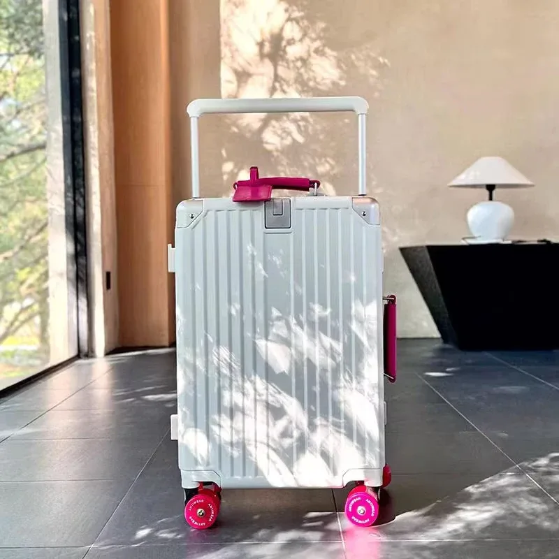 colenara bagages sac de voyage 20 "24" 26 "28" 30 pouces grande capacité boîtier de chariot abs + pc boîte d'embarquement valise à cadre en aluminium
