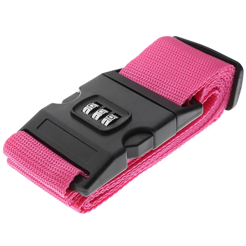 sangle de bagage en nylon réglable, 1 pièce, sangle à boucle pour valise de voyage, accessoires de voyage, emballage de valise, ceinture de sécurité