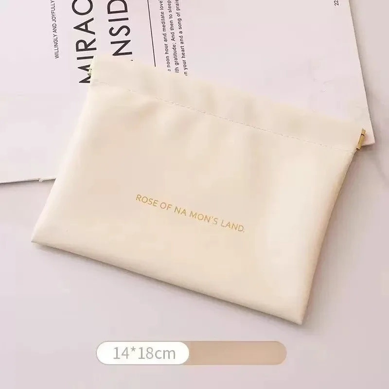 petite trousse de rangement portable pour écouteurs, pièces de monnaie, rouge à lèvres. | sac de rangement pour balles en pu à fermeture automatique