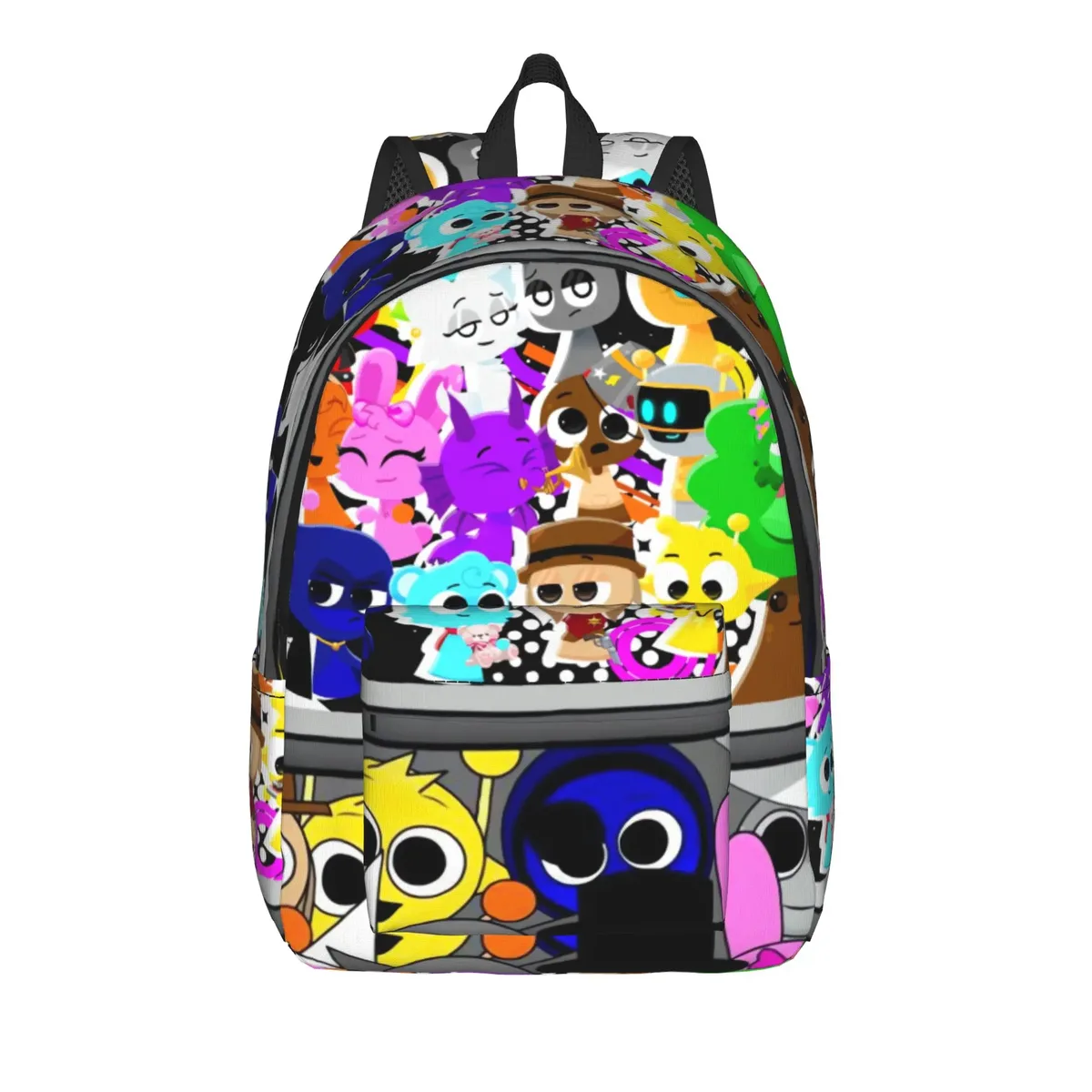 sac à dos s-sprunkis pour étudiants, sacs à dos imprimés en polyester, sacs de lycée à la mode, sac à dos coloré pour randonnée