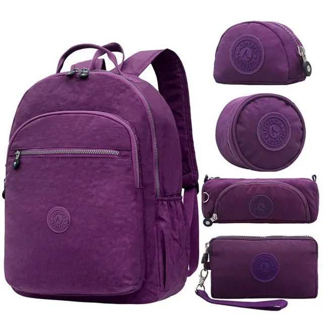 aceperch – sac à dos d'école en nylon pour filles et adolescentes, pour ordinateur portable