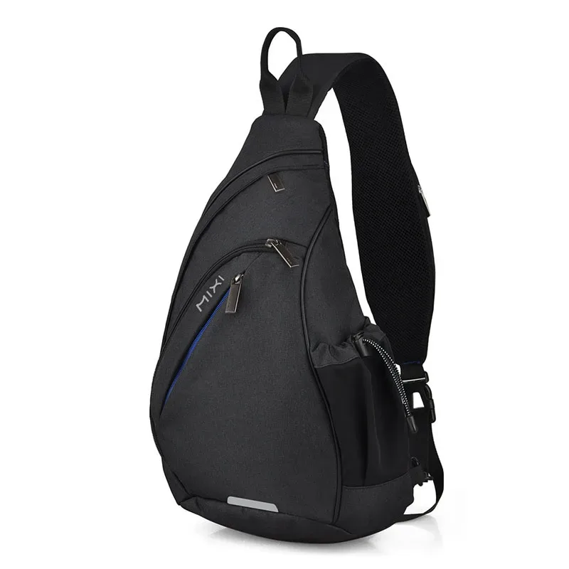 réi fashion-sac à dos pour hommes, one initiated chest bag, male messenger, boys imprimés school bag, travel casual black, 17 ", 19"