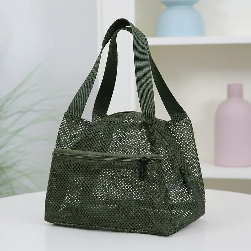 grand sac en filet à séchage rapide, sac fourre-tout léger, sac de rangement pour les essentiels de la plage et de la piscine pour les sorties en famille