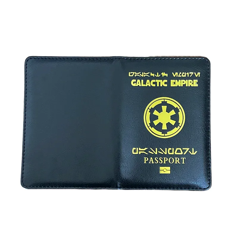 couverture de passeport noire en cuir pu pour passeports hommes femmes portefeuille de voyage organisateur de documents porte-passeport