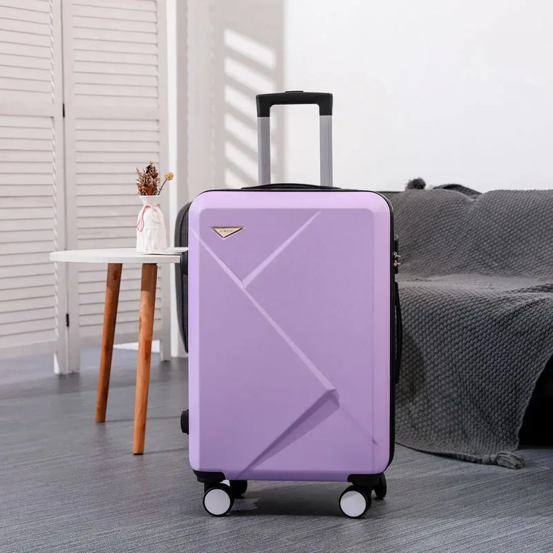 bagage 20-24-26 pouces 360 ° roue muette voyage d'affaires hommes femme bagages valise business