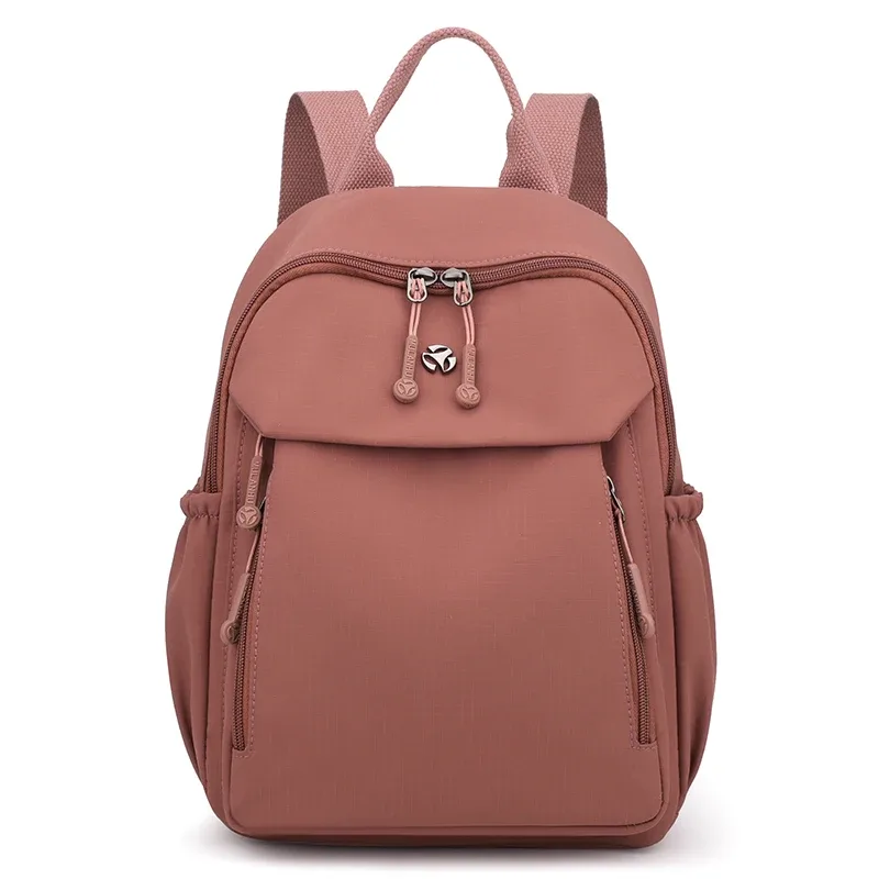 sac à dos en nylon imperméable pour femme, sac à dos solide, sacs d'école décontractés, sac de voyage, sac initié par les filles, haute qualité, nouveau