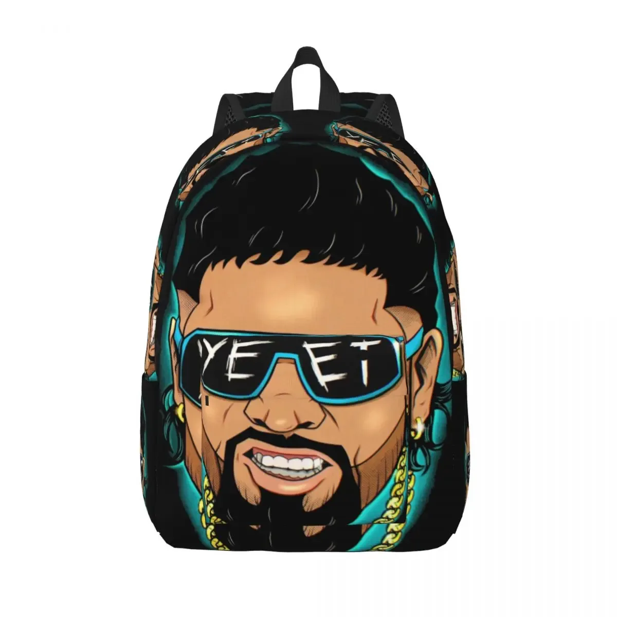 jey uso yeet – sac à dos en toile classique pour hommes et femmes, sac à livres personnalisé pour étudiants, convient aux sacs pour ordinateur portable de 15 pouces, nouvelle collection