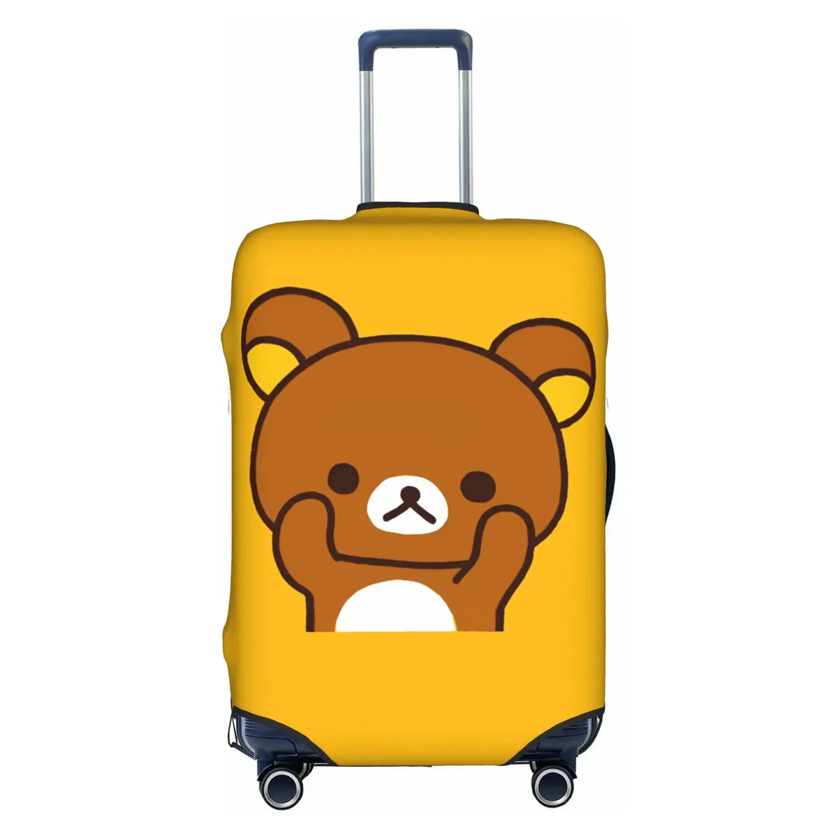 housse de valise personnalisée r-rilakkumas, housse de protection lavable pour bagages, motif ours de dessin animé mignon, pour 18-32 pouces
