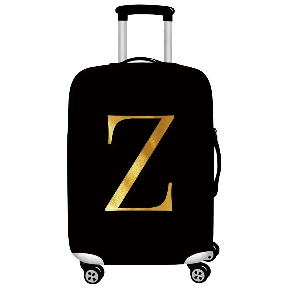 housse de protection pour bagages, épaisse et élastique, housse de protection contre la poussière, anti-rayures, housse de protection pour valise, série de lettres