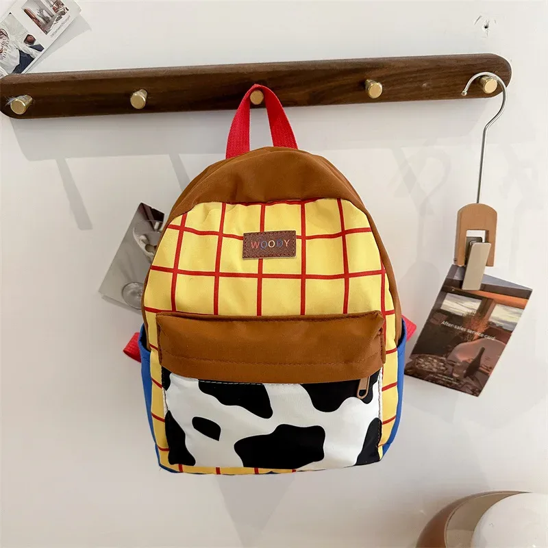 sac à dos pour femme à la mode et décontracté, sac à dos mignon à imprimé vache, sac à dos en tissu doux et résistant, adapté à un usage quotidien