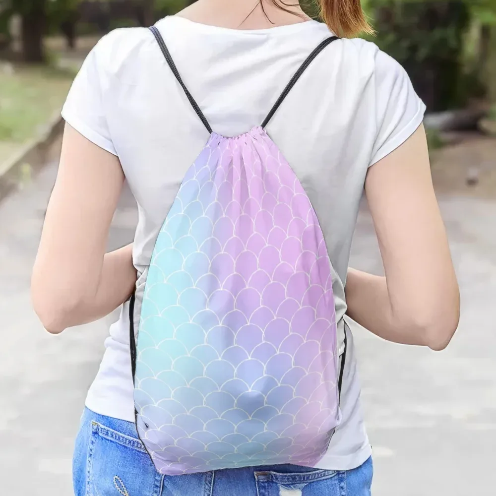 Sac à dos personnalisé avec cordon de serrage, sac de sport léger, sac de voyage, sac de sport multifonctionnel, sac de rangement pour la vie quotidienne, cadeau