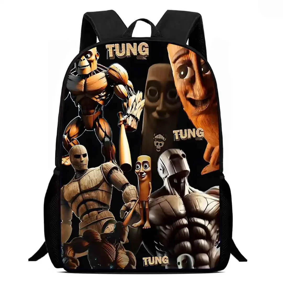 sac à dos pour enfants de vente chaude, sac à dos d'école primaire de dessin animé tung tung sahur ettralala, sacs à dos