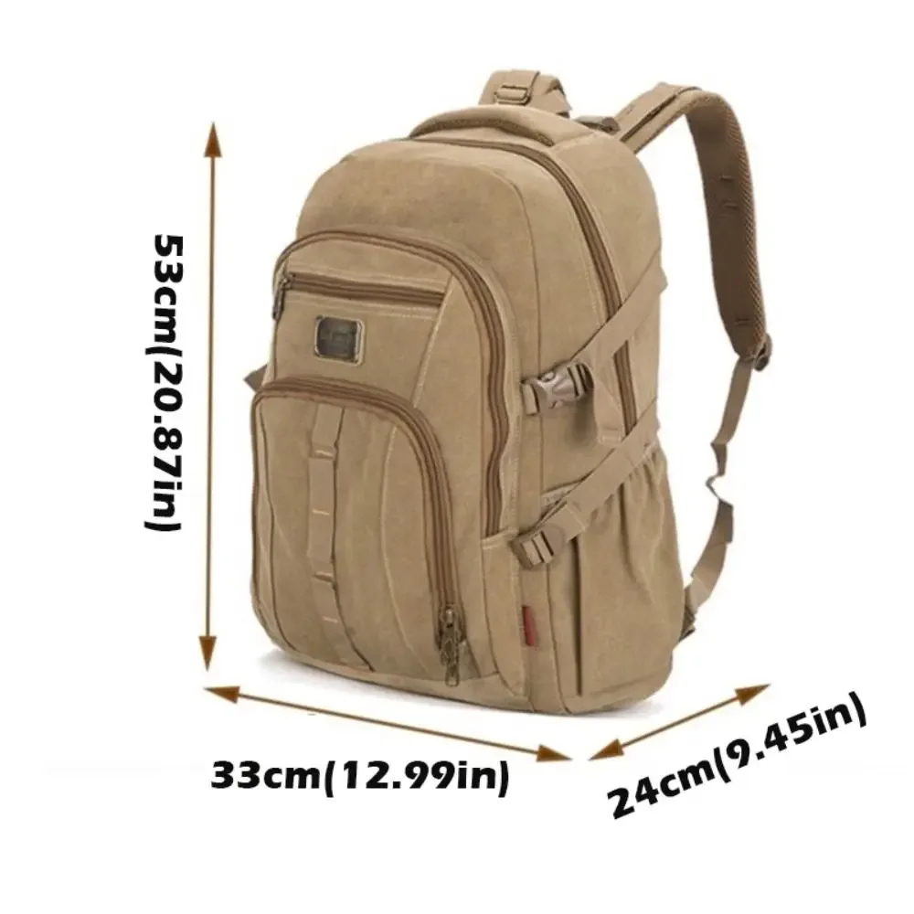 sac à dos de voyage de haute qualité, grande capacité, 50l, sac d'école épaissi, résistant à l'usure, sac à bandoulière pour hommes, extérieur
