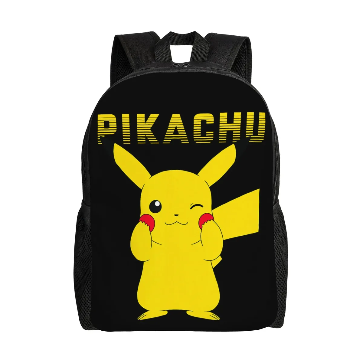 sacs à dos pokemon lucario type fighting steel poster daypack mochila office work sac à dos à fermeture éclair