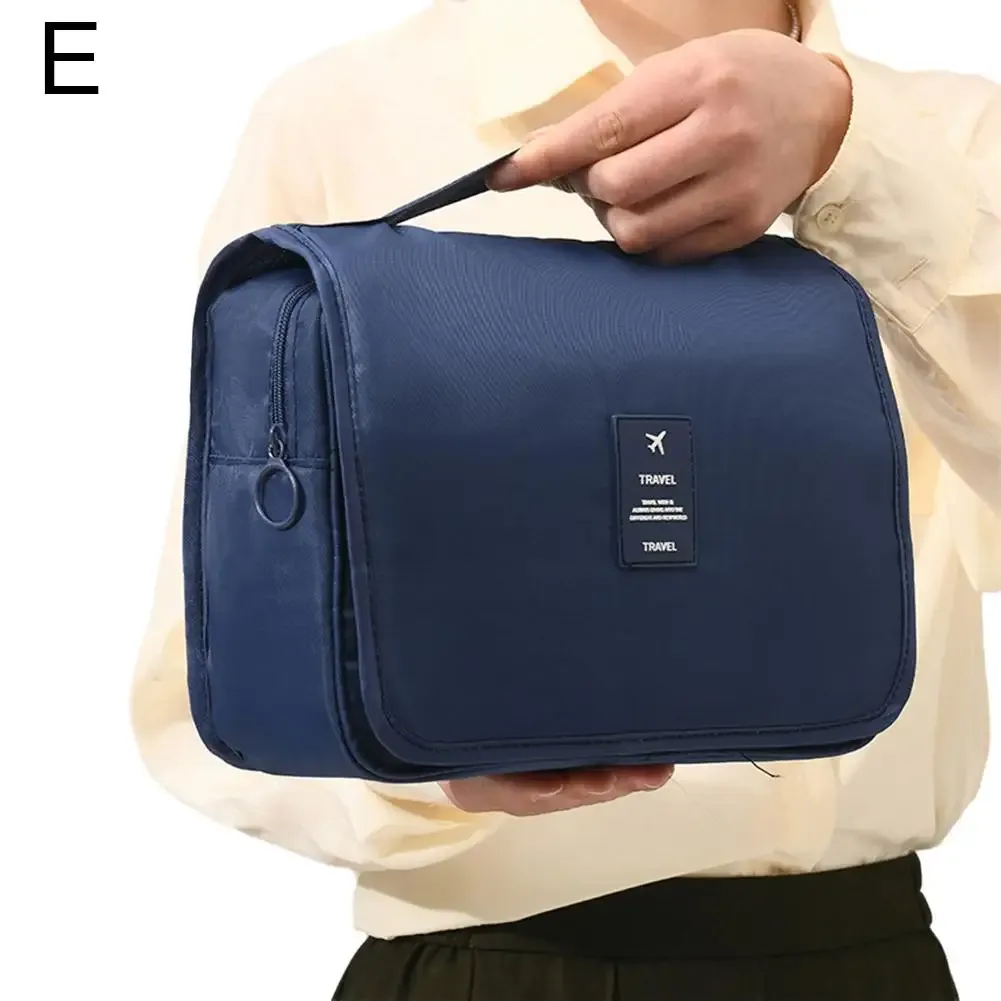 trousse de toilette de voyage imperméable de haute qualité pour femmes, organisateur de maquillage avec crochet de salle de bain, pochette de rangement
