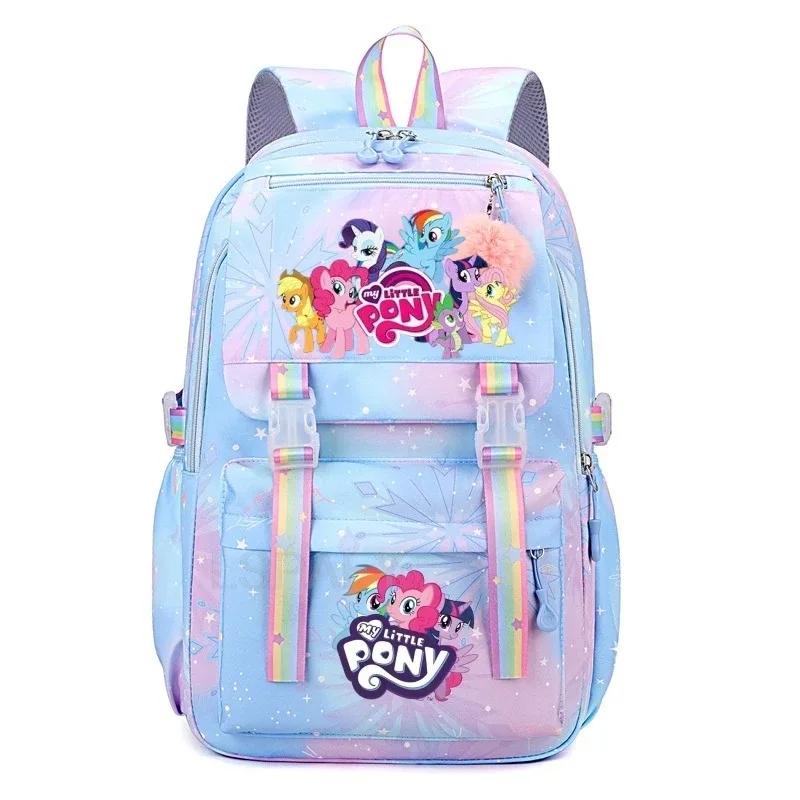 sac à dos my little pony pour femmes, garçons et filles, sac à livres, sac à dos de dessin animé kawaii pour étudiants et adolescents, mochila, cadeau d'anniversaire