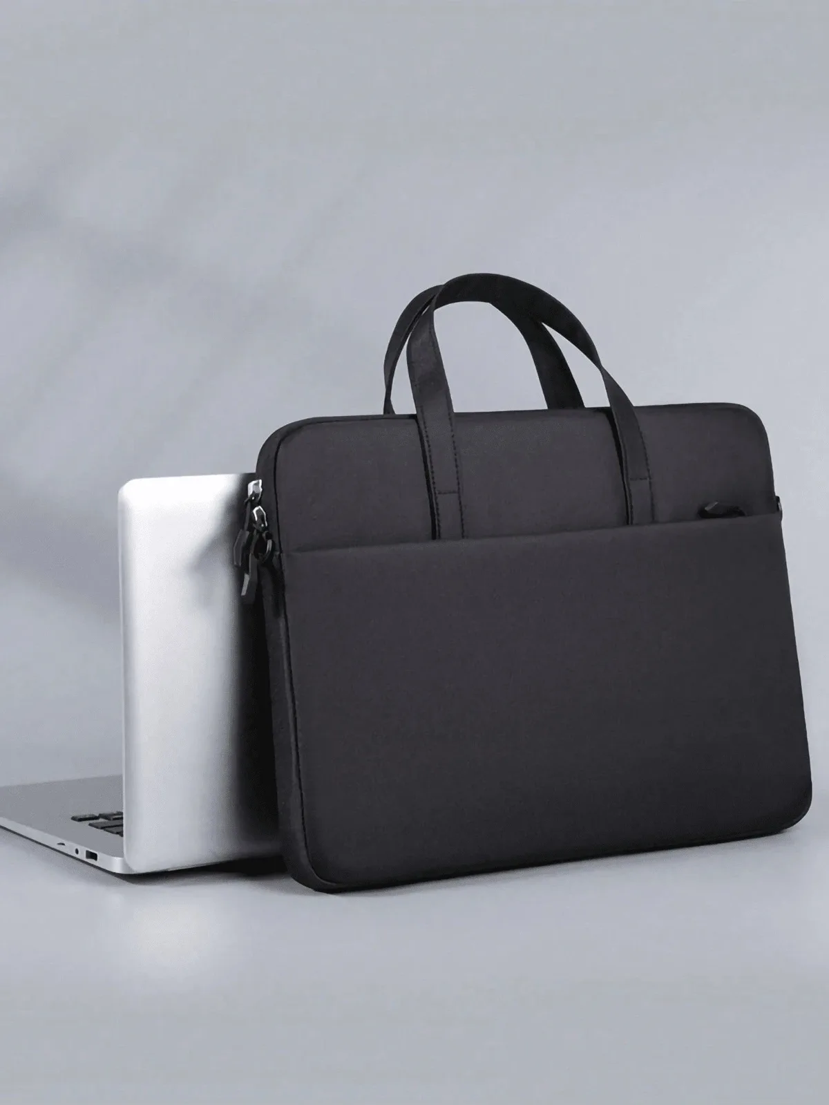 nouveau sac pour ordinateur portable avec nom brodé personnalisé sac pour ordinateur portable de grande capacité pour affaires en plein air, sac cadeau pour ordinateur portable à bandoulière unique