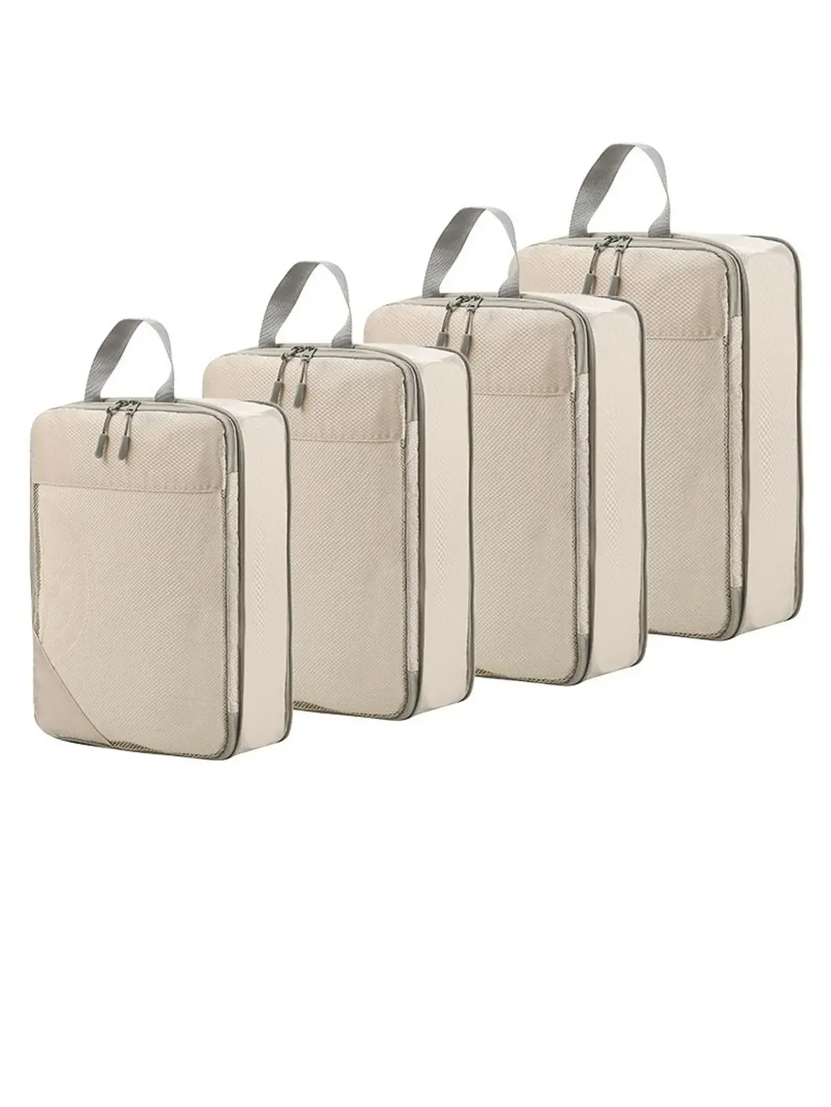 4 pièces/ensemble emballage compressible sac de rangement de voyage cubes valise étanche en nylon portable avec sac à main organisateur de bagages ryanai