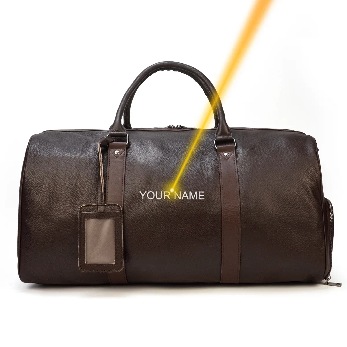 sacs de voyage en peau de vache naturelle, sac de nuit imperméable en cuir pour hommes, sac à main pour bagages d'avion, sac de week-end pour hommes d'affaires 55cm