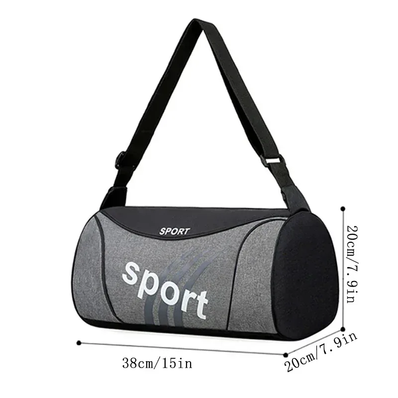 sac de sport unisexe pour femmes et hommes, sac à dos d'extérieur à bandoulière, polochon personnalisé, voyage de nuit, sac de sport de yoga