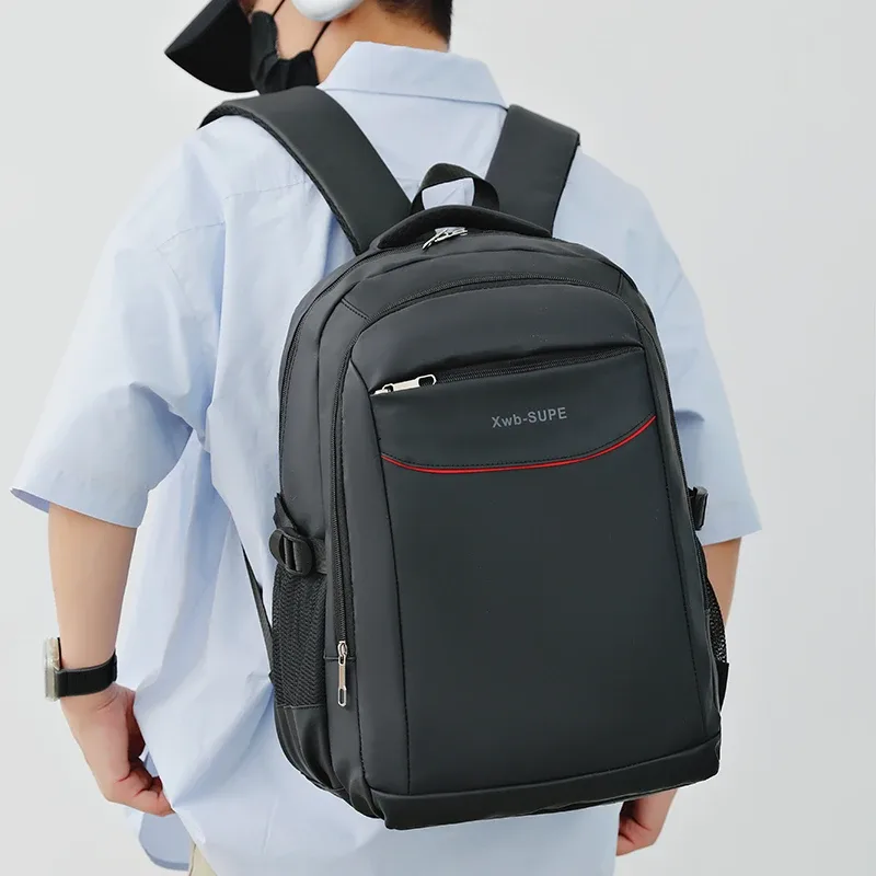 sacs à dos de luxe pour hommes, sac d'ordinateur multifonctionnel de haute qualité, sacs à main à bandoulière étanches, sac d'école de grande capacité