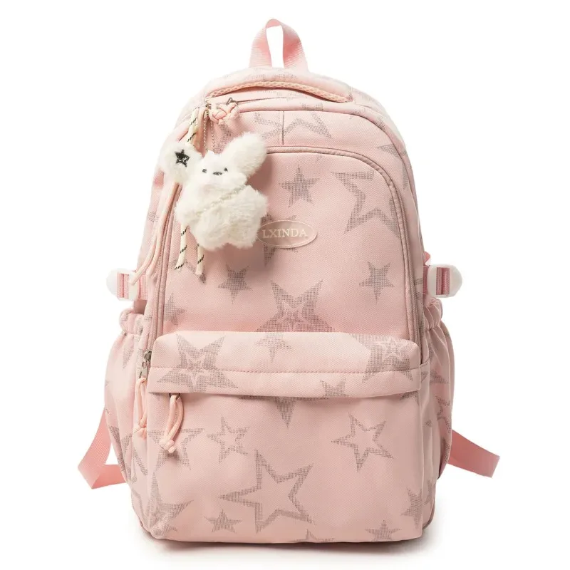 sac à dos scolaire grande capacité pour filles, tendance et esthétique, pour l'université, sac à dos pour ordinateur portable, mochilas escolares