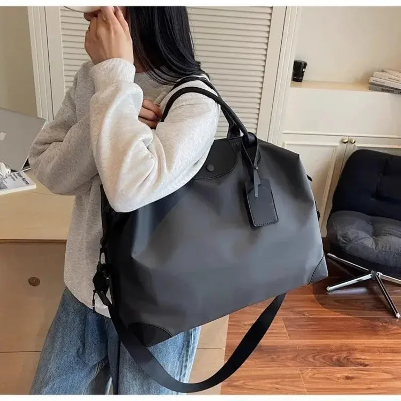 sac de sport et de fitness pour femme, grande capacité, léger, imperméable, en nylon, sac de voyage à main, sac de transport, sac à bagages