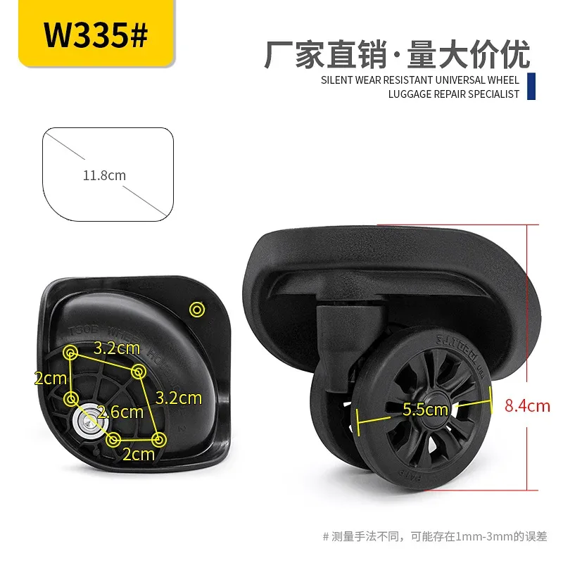 accessoires pour valises : roues universelles, poignées télescopiques, roulettes pour valises de voyage, roues pour coffres de loisirs, roues pour valises rigides en pc - guangzhou yongfeng