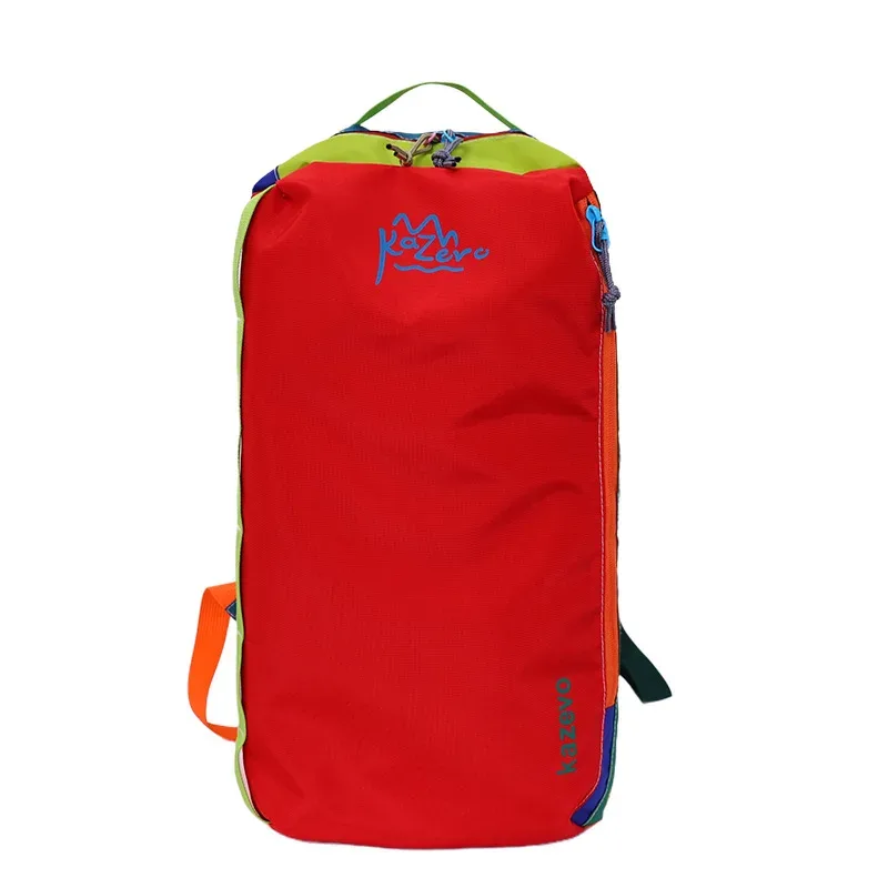 nouveau sac à dos de voyage sportif décontracté bicolore pour l'extérieur, léger, en nylon, unisexe, polyvalent, tendance, pour les loisirs, capacité inférieure à 20l