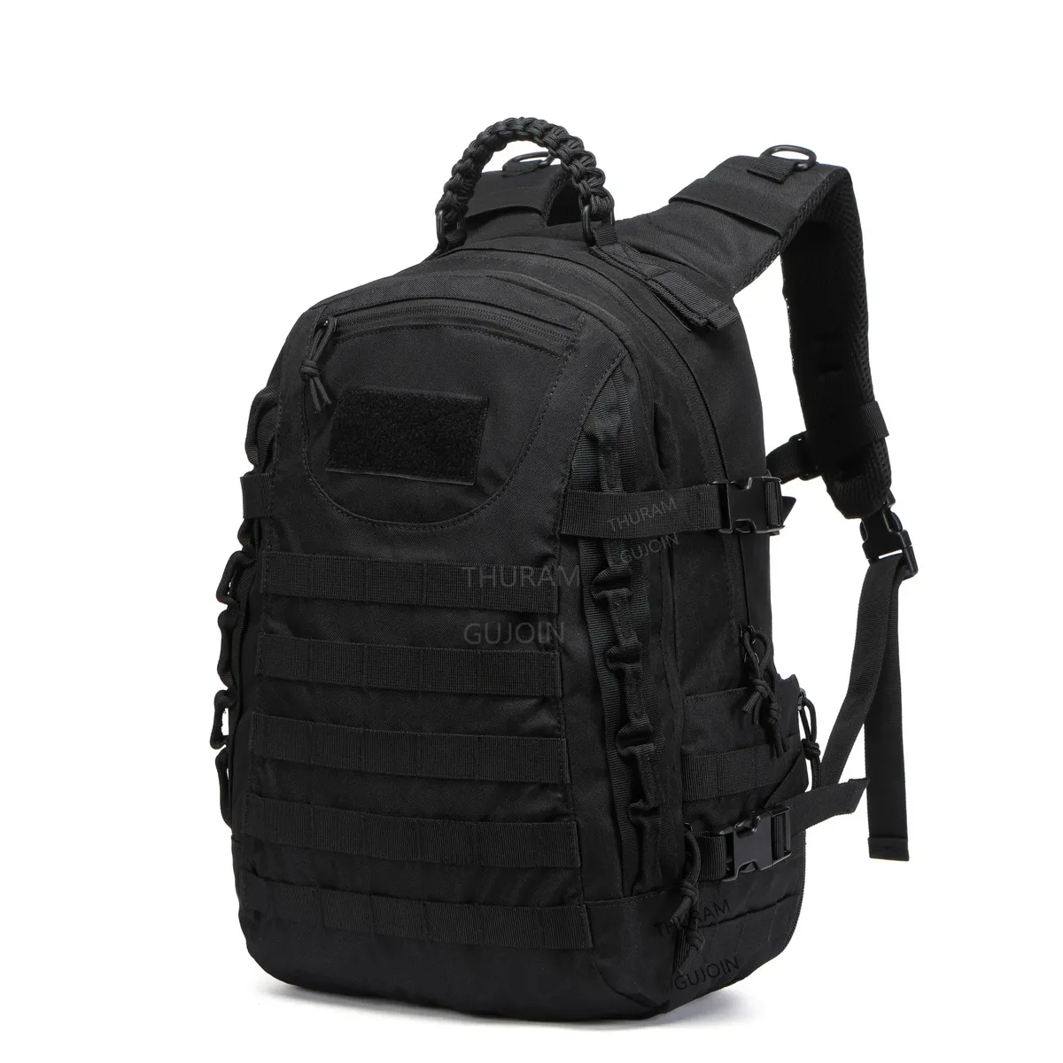 style de sac à dos tactique 38l, sac à dos extérieur étanche de grande capacité avec système molle, sac de randonnée camping voyage bug out