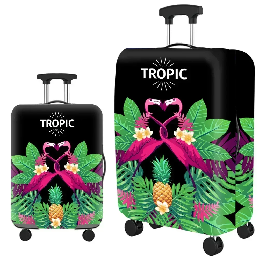 optics elastic world juste de protection pour bagages, fermeture éclair trempée, housses de valise pour sac de 18 à 32 pouces, housse de chariot, accessoires de voyage