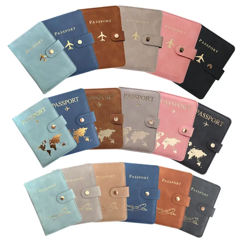 porte-passeport de voyage, organisateur, portefeuille de cartes de crédit pour hommes/femmes, mallette de rangement d'accessoires de voyage essentiels