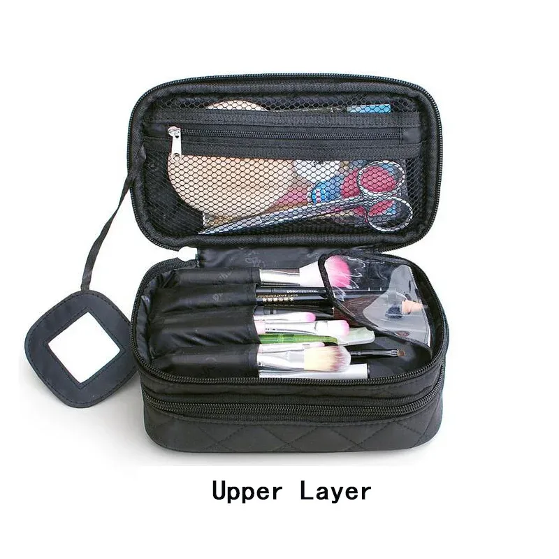 snugug sacs à cosmétiques trousse de maquillage femmes organisateur de voyage rangement professionnel brosse nécessaire trousse de maquillage trousse de toilette de beauté