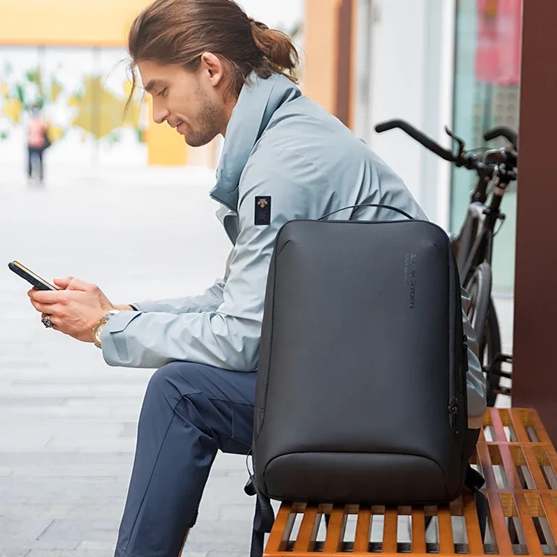 sac à dos mark ryden 15,6 pouces pour homme, sac à dos de loisirs grande capacité, sac à dos d'affaires avec port de charge usb, sac à dos imperméable pour ordinateur