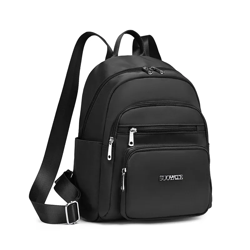 sac à dos multi-poches pour femmes, décontracté et tendance, grande capacité, sac à dos de voyage pour filles, sac à dos de haute qualité en tissu, sac à dos de jour